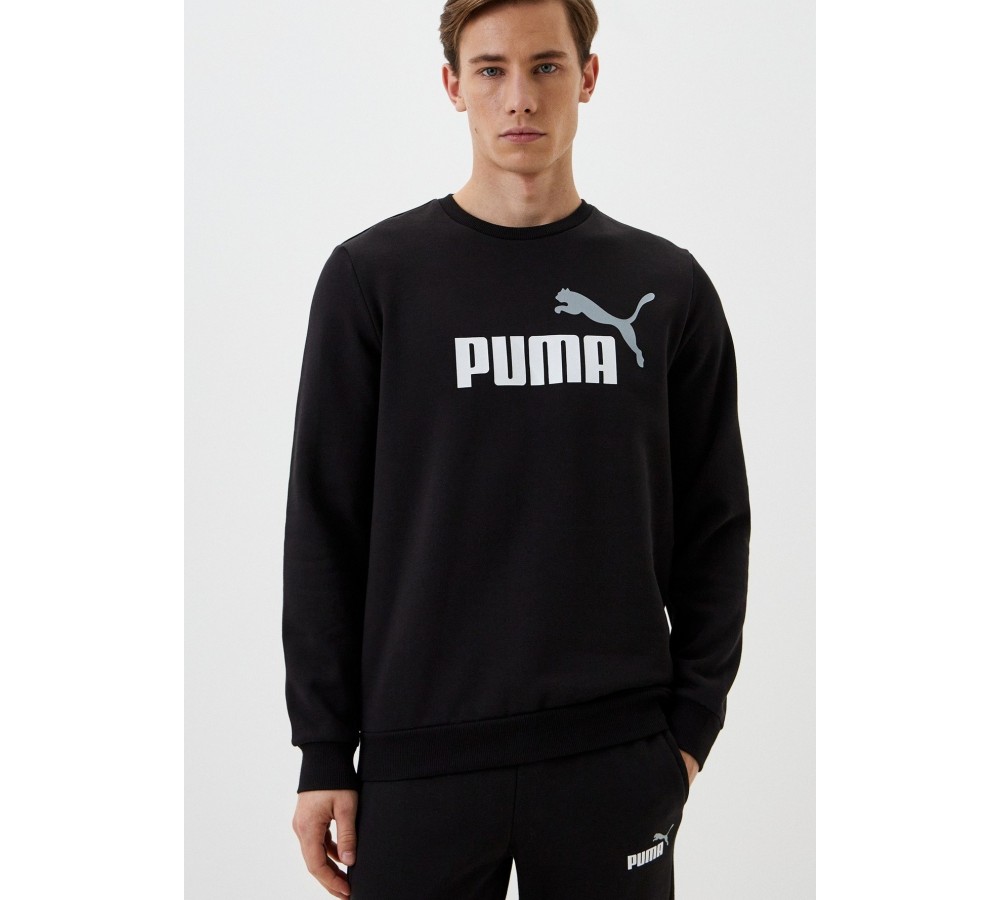 Puma 58676361 ESS+ 2 COL BIG LOGO CREW TR толстовка мужская
