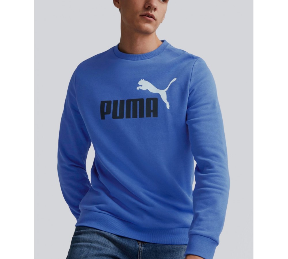 Puma 58676392 ESS+ 2 COL BIG LOGO CREW TR толстовка мужская