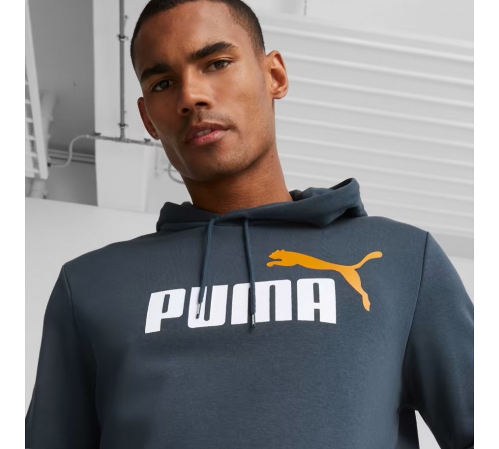 Puma 58676515 ESS+ 2 COL BIG LOGO HOODIE толстовка мужская