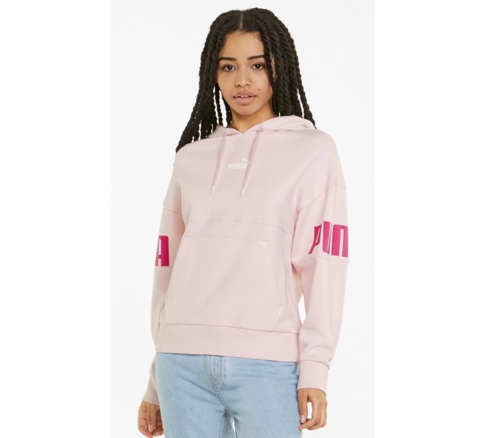 Puma 84712516 PUMA POWER COLORBLOCK HOODIE TR толстовка женская