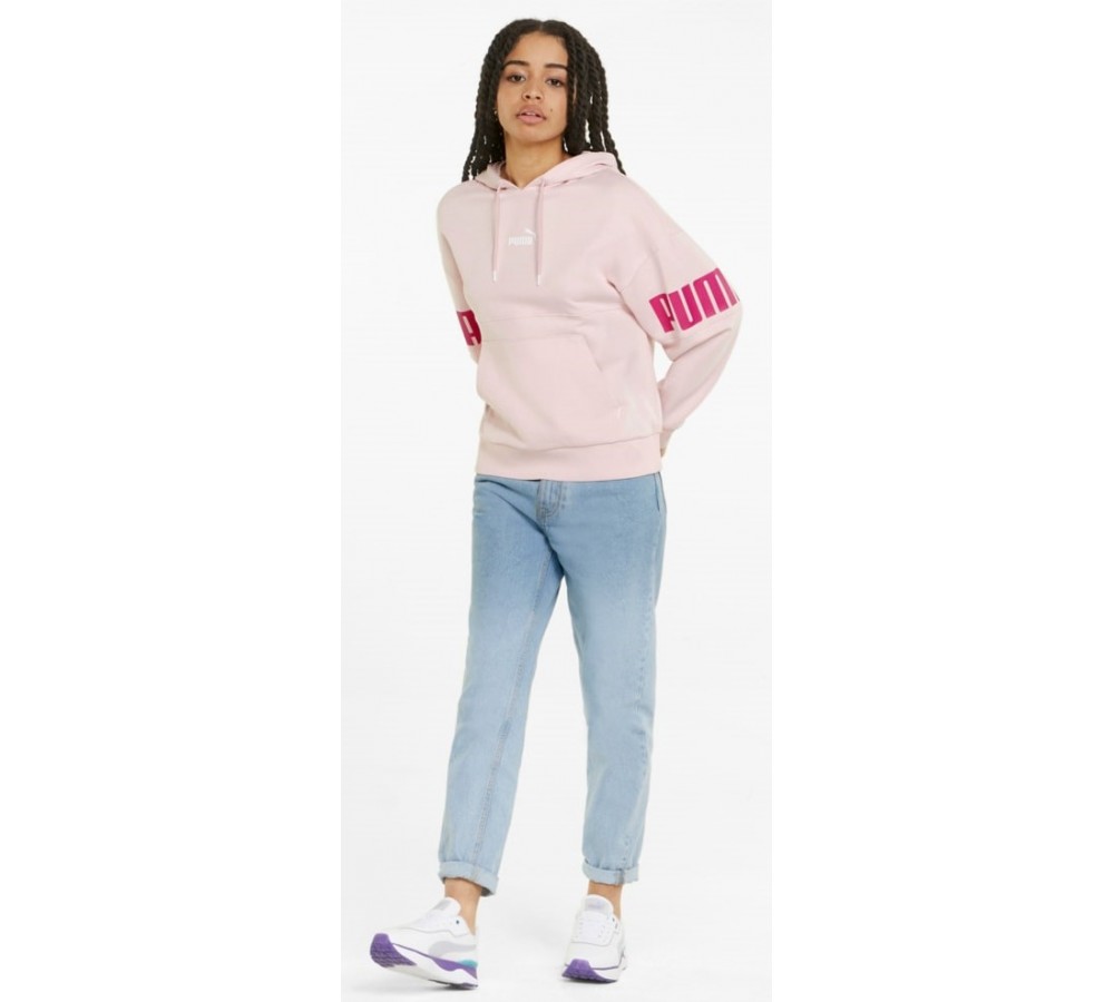 Puma 84712516 PUMA POWER COLORBLOCK HOODIE TR толстовка женская