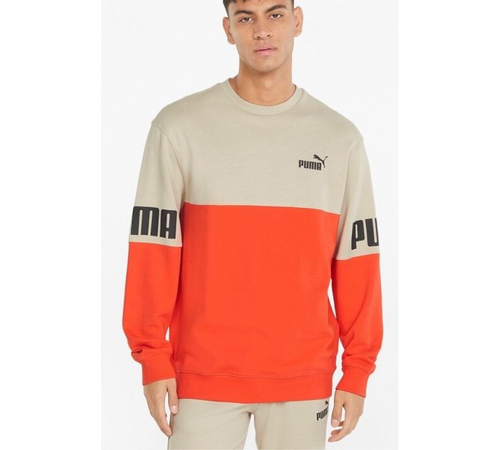 Puma 84800864 PUMA POWER COLORBLOCK CREW TR толстовка мужская
