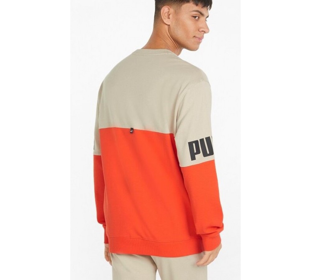 Puma 84800864 PUMA POWER COLORBLOCK CREW TR толстовка мужская