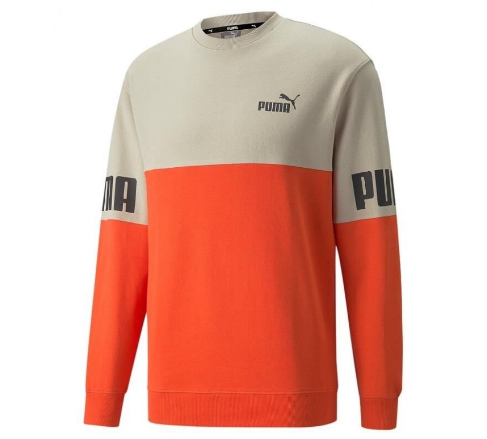 Puma 84800864 PUMA POWER COLORBLOCK CREW TR толстовка мужская