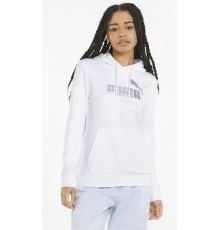 ESS+ METALLIC LOGO HOODIE TR