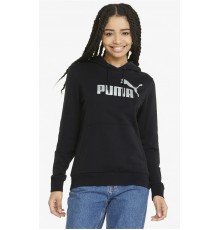 ESS+ METALLIC LOGO HOODIE TR