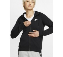 W NSW ESSENTL HOODIE FZ FLC