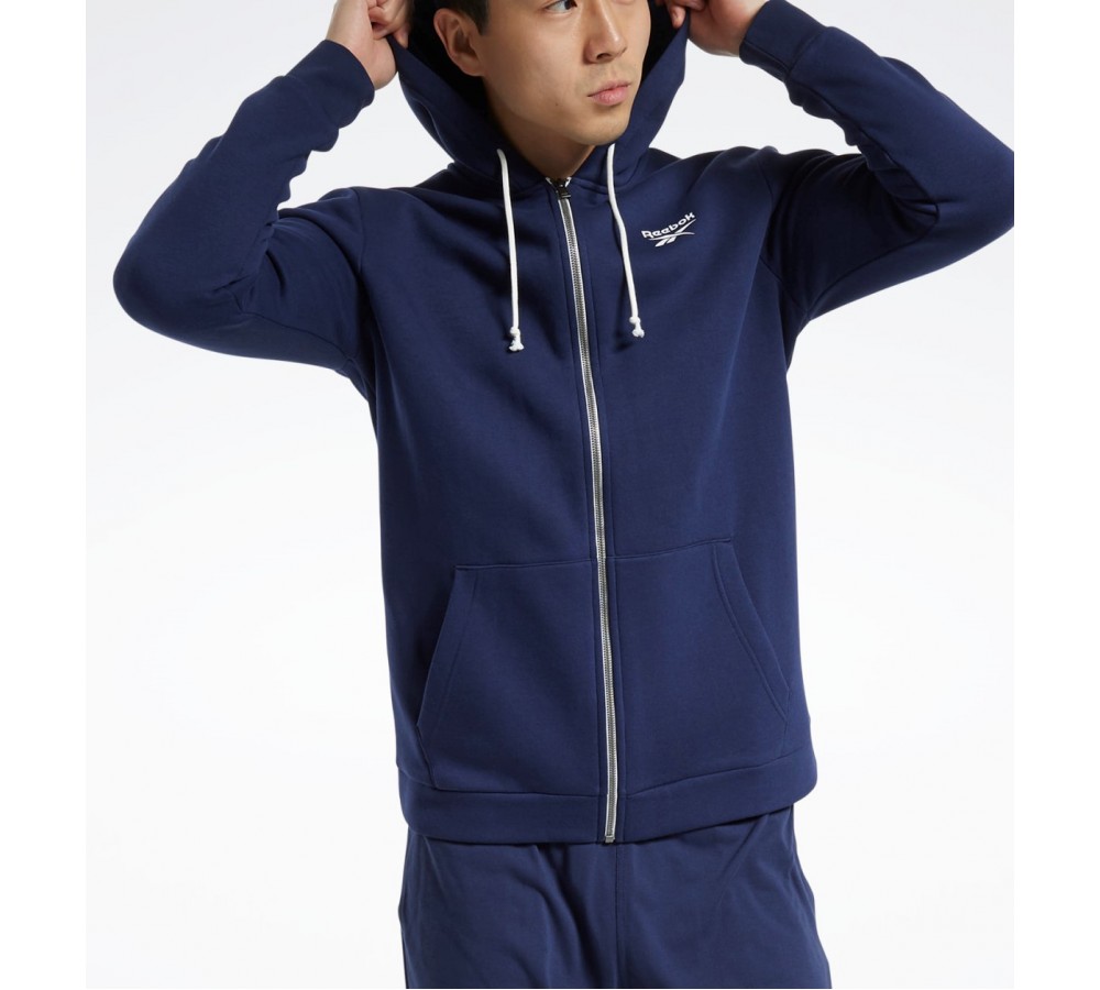 Reebok FU3230 TE FLC FZ HOODIE толстовка мужская