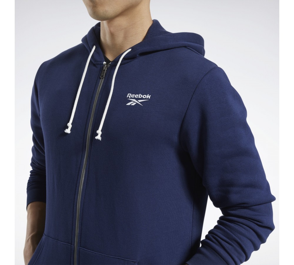 Reebok FU3230 TE FLC FZ HOODIE толстовка мужская