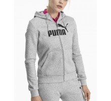 ESS FLEECE FZ HOODED JKT